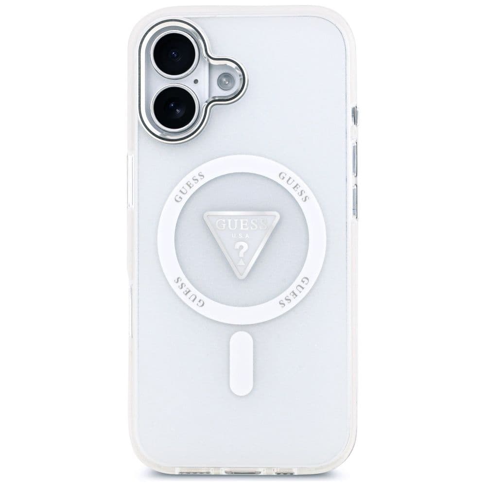 Guess IML Gradient Triangle Logo MagSafe iPhone 17 čirý - náhled 2