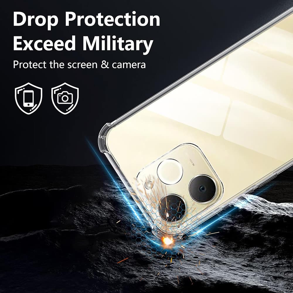 Techsuit Shockproof průhledný silikonový obal OnePlus 15 průhledný - náhled 2