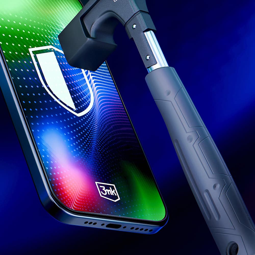3mk Hardy Ultra Glass pro iPhone 17 Air černá - náhled 2