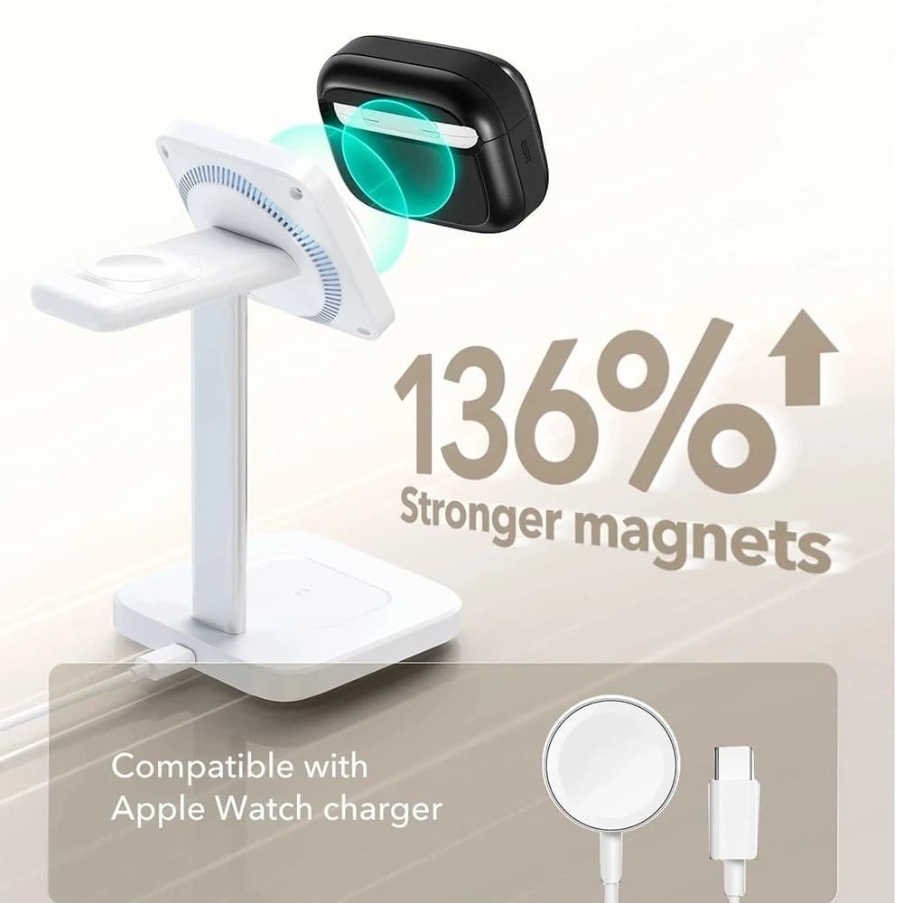 ESR – Pulse Magnetic FlickLock – Apple AirPods Pro 3 – černá - náhled 2
