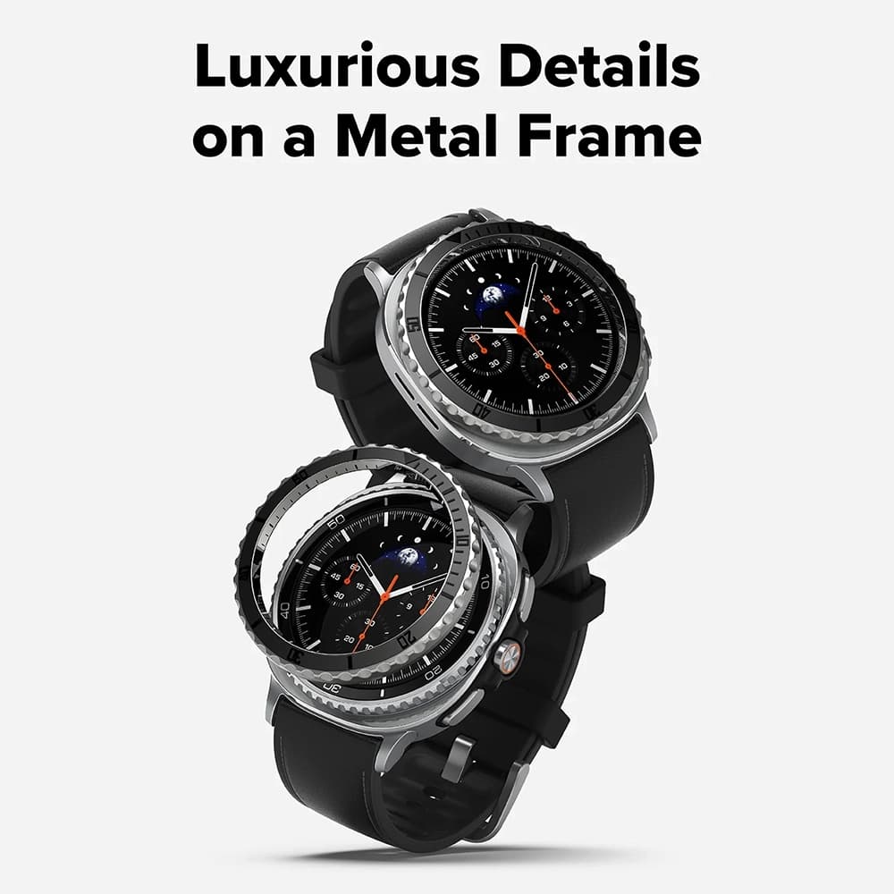 Ringke - prémiový styling lunety - Samsung Galaxy Watch8 Classic - černá (GW8C-46-96) - náhled 2