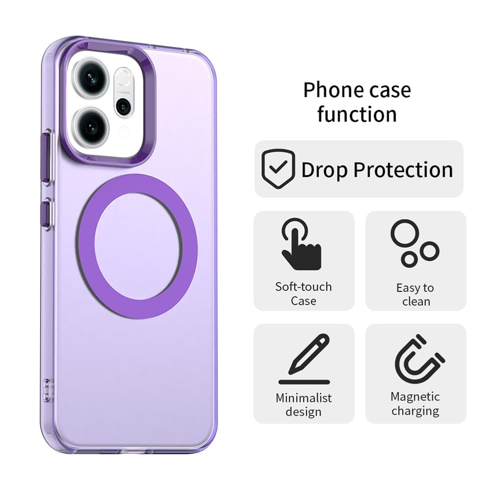 Techsuit - CandyCase MagSafe - Oppo Reno14 - fialová - náhled 2
