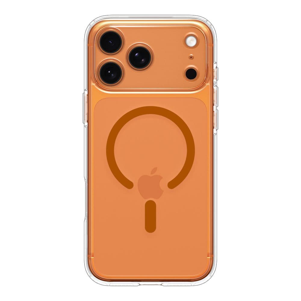 Spigen - Ultra Hybrid MagSafe - iPhone 17 Pro - průhledný / oranžový - náhled 2