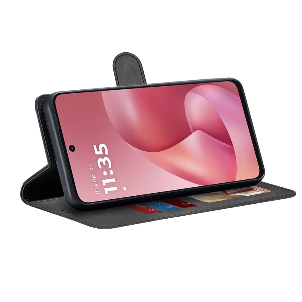 Techsuit – pouzdro typu kniha – Motorola Moto G57 Power / G67 Power – černé - náhled 2