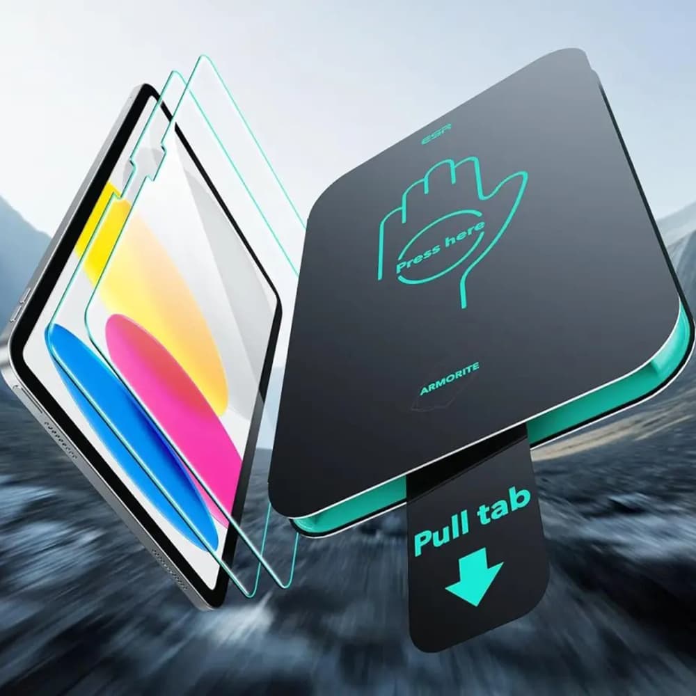 ESR Armorite ochranné sklo UltraFit Tray (2 ks) iPad Air 13 (2024/2025) čiré - náhled 2