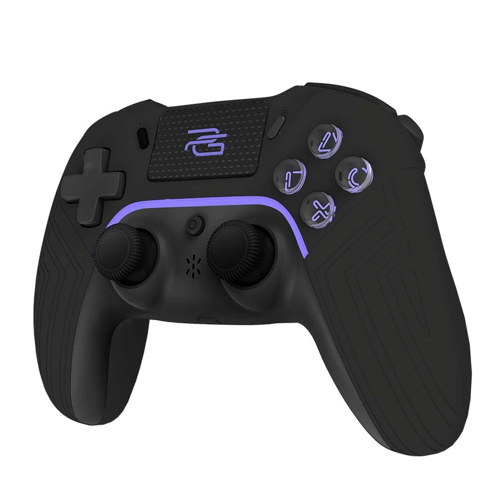 Proove - bezdrátový ovladač Skadi (WGSK00022001) - ergonomický, USB-C, AUX, BT, touchpad, pro PS4, PC, Android, 600 mAh - černá - náhled 2