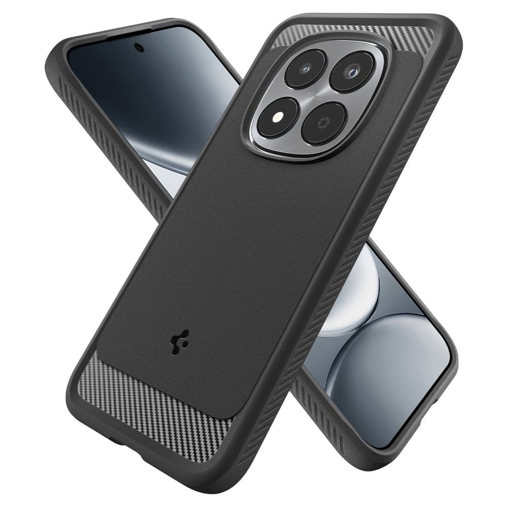 Kryt Spigen - Rugged Armor (ACS10460) - Xiaomi Redmi Note 15 Pro 5G matně černý - náhled 2