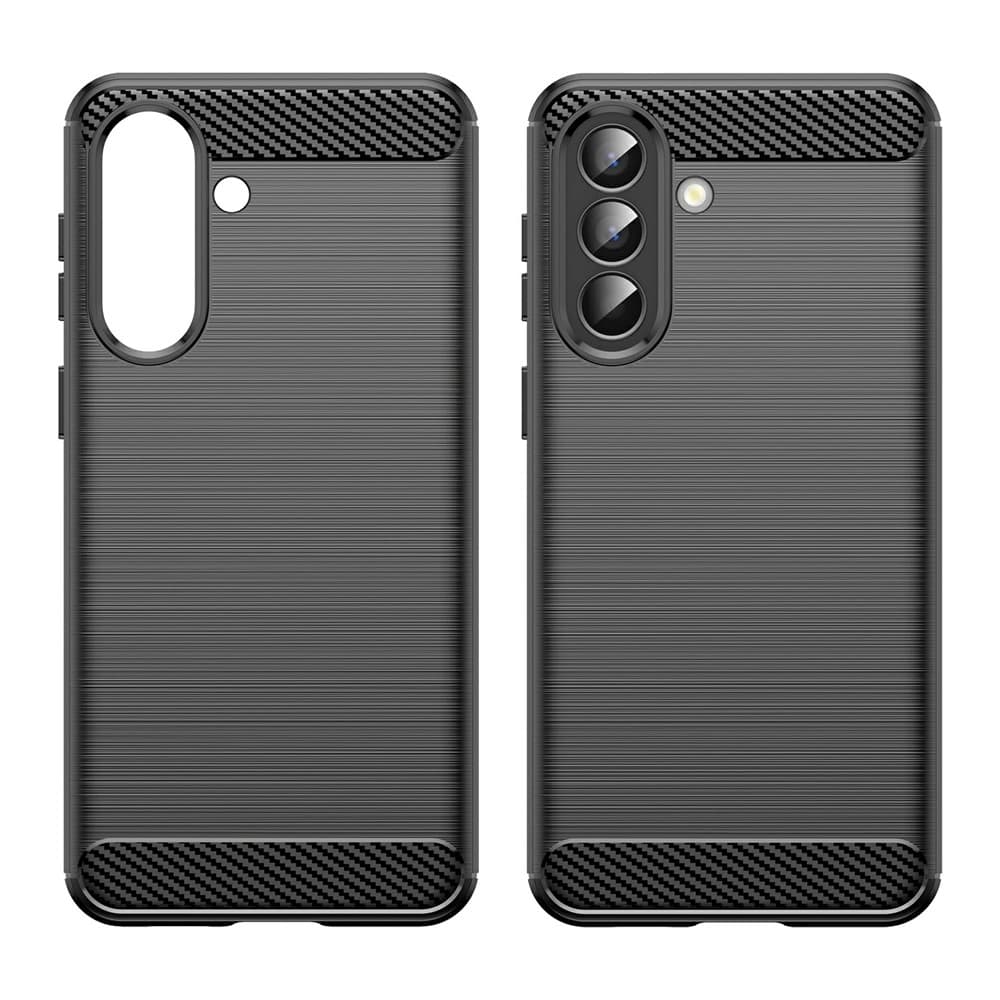 Techsuit - karbonový silikon - Samsung Galaxy A57 5G - černý - náhled 2