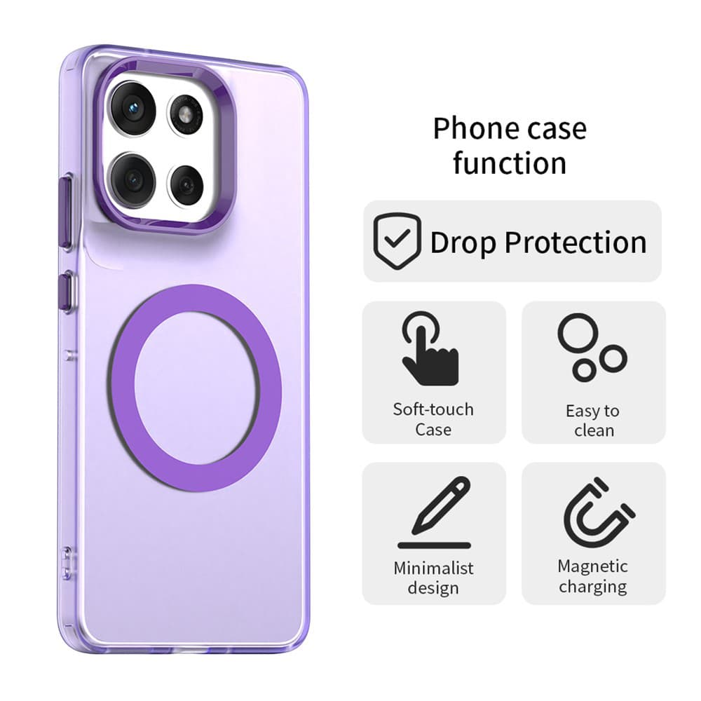 Techsuit – CandyCase MagSafe – Motorola Moto G86 – fialová - náhled 2