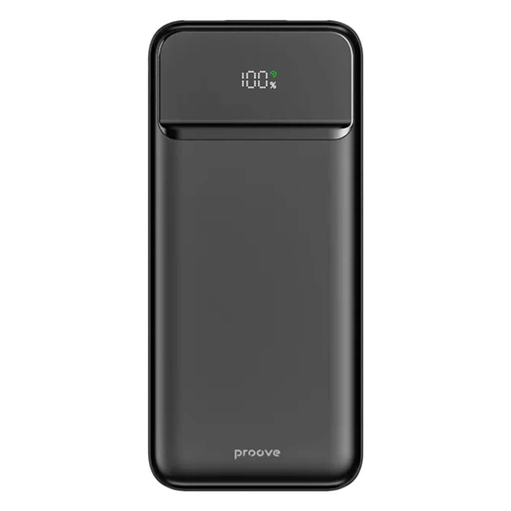 Proove - Powerbanka Illuminator 2 (PBIP10212201) - Type-C, 2x USB, s LED displejem, rychlé nabíjení, 22,5 W, 10000 mAh - černá - náhled 2