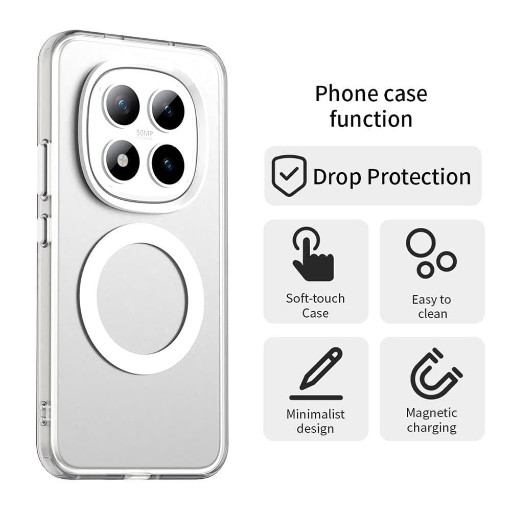Techsuit - CandyCase MagSafe - Xiaomi Redmi Note 15 Pro+ 5G / Poco M8 Pro 5G - bílý - náhled 2