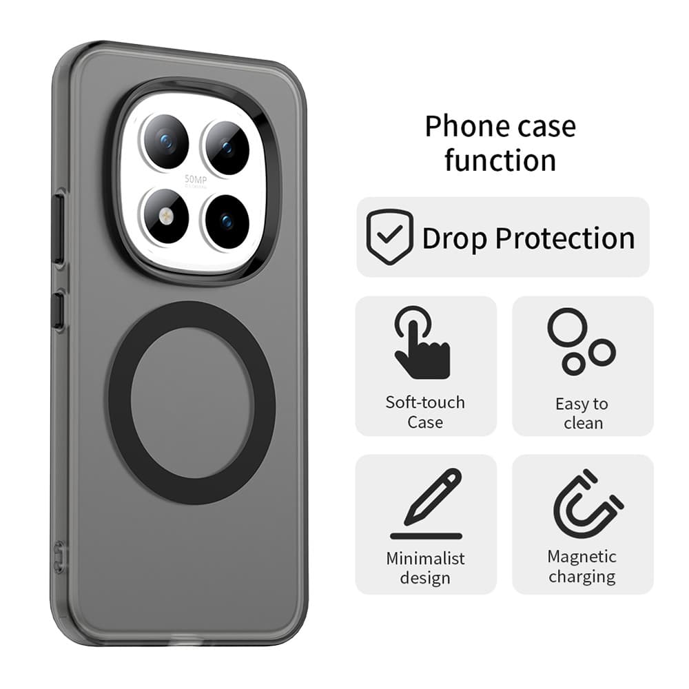 Techsuit - CandyCase MagSafe - Xiaomi Redmi Note 15 Pro+ 5G / Poco M8 Pro 5G - černá - náhled 2