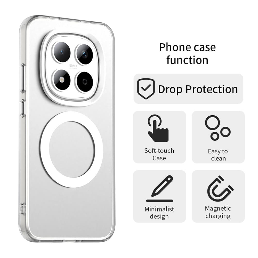 Techsuit - CandyCase MagSafe pro Xiaomi Redmi Note 15 Pro 5G - bílá - náhled 2