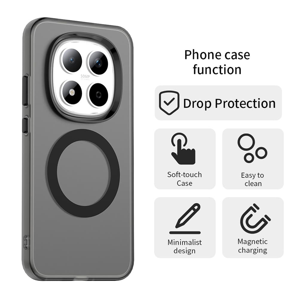Techsuit - CandyCase MagSafe pro Xiaomi Redmi Note 15 Pro 5G - černá - náhled 2