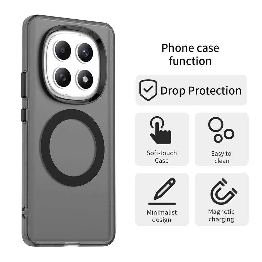 Techsuit - CandyCase MagSafe - Xiaomi Redmi Note 15 5G / Poco M8 5G - černá - náhled 2