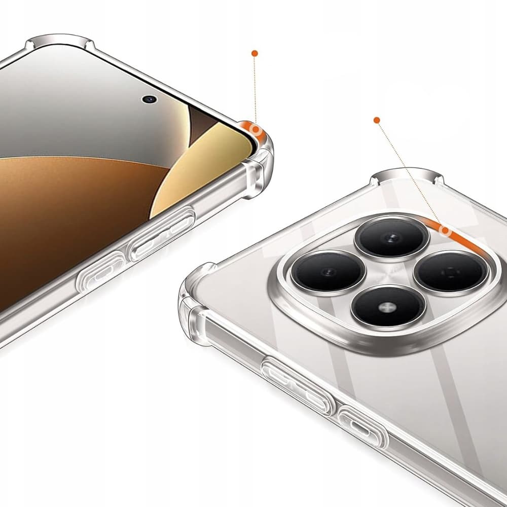 Techsuit - nárazuvzdorný čirý silikon - Samsung Galaxy A37 5G - čirá - náhled 2