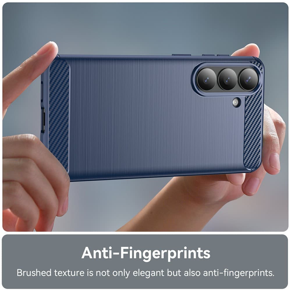 Techsuit - Carbon Silicone - Samsung Galaxy S26 Plus - modrý - náhled 2