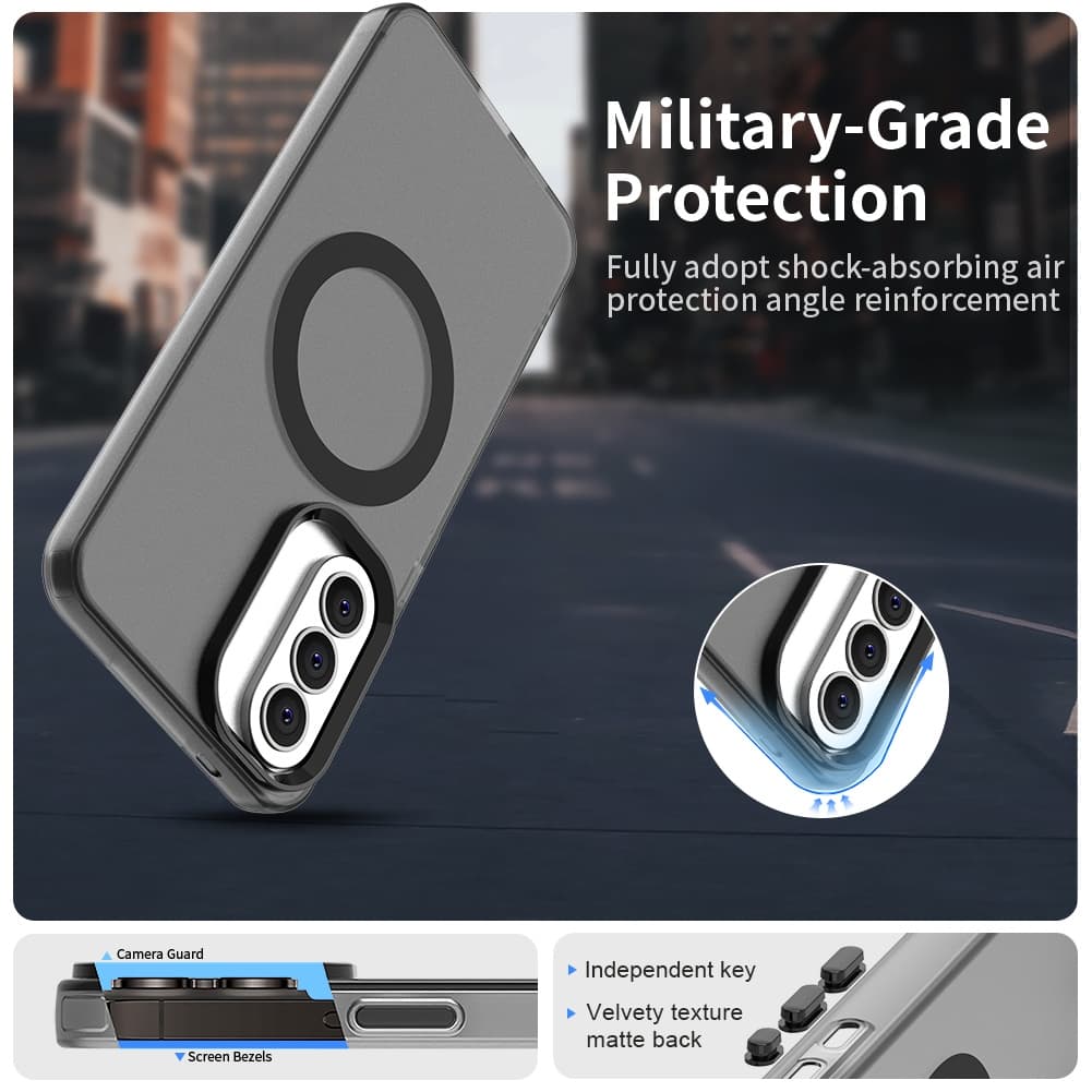 Techsuit - CandyCase MagSafe - Samsung Galaxy A37 5G - Černá - náhled 2