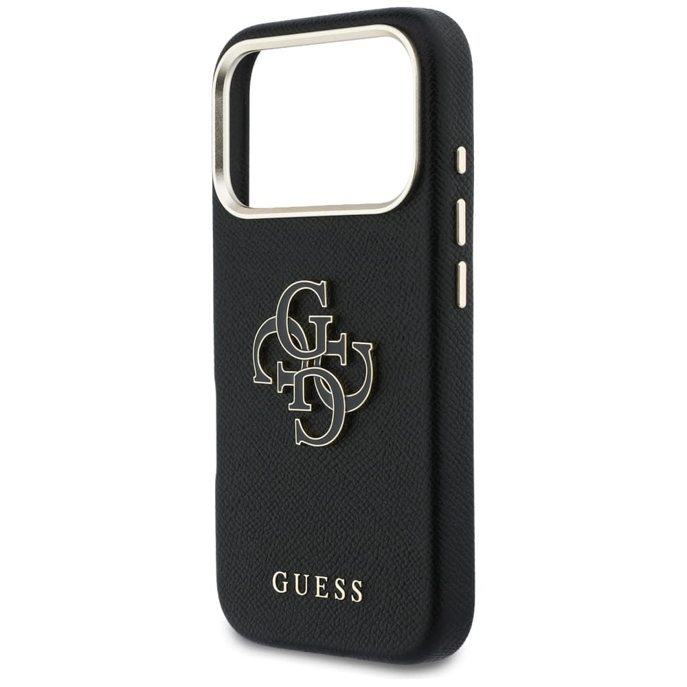 Guess - pevné pouzdro Resin Logo (GUHCP17L5PS4RGGK) - iPhone 17 Pro - černá - náhled 2