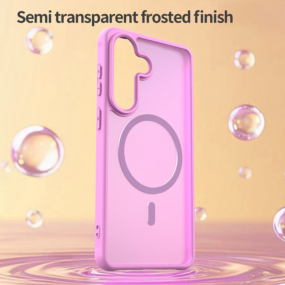 Pouzdro Techsuit HaloFrost II MagSafe pro Samsung Galaxy S26 Plus - růžové - náhled 2