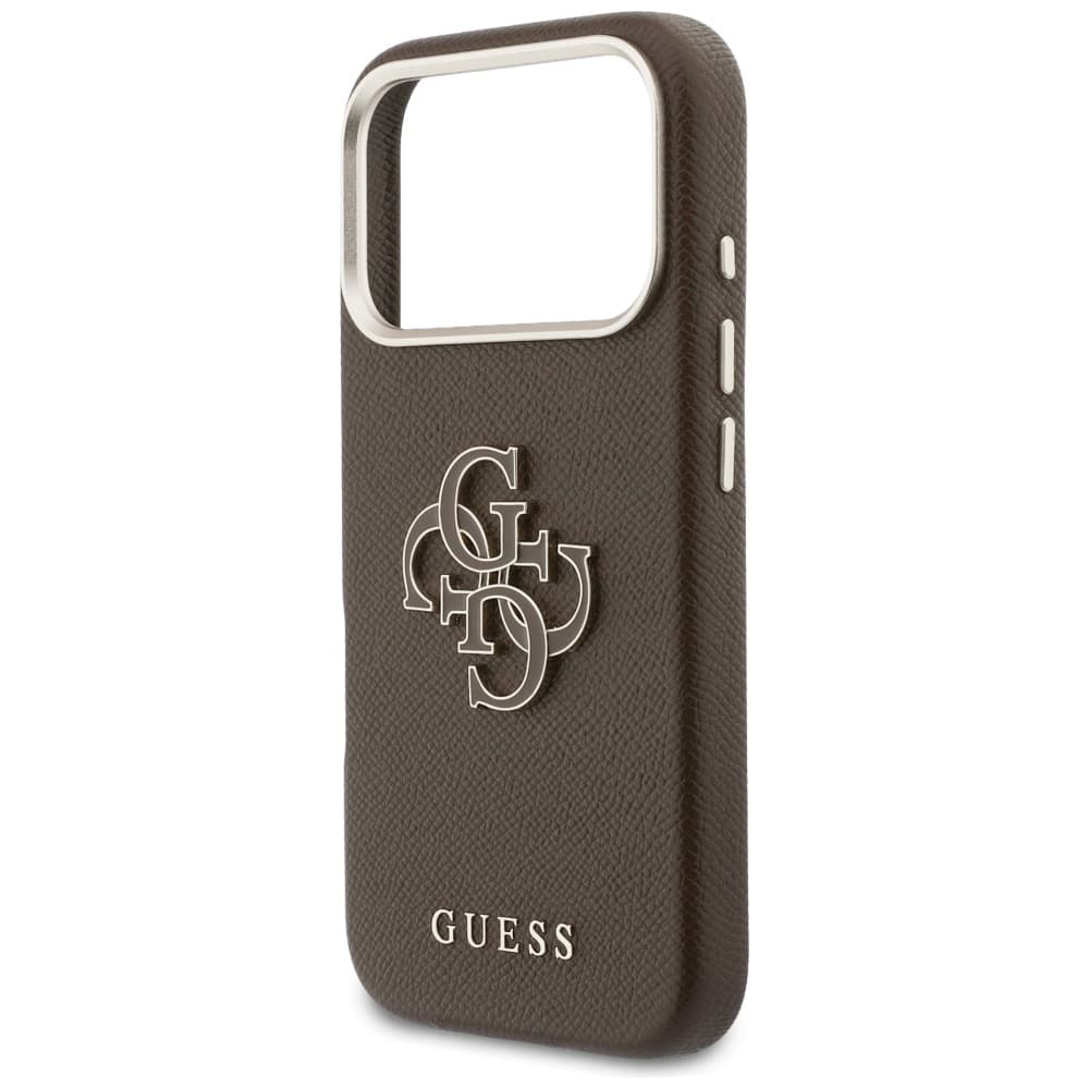 Guess - hardcase resin logo (GUHCP17X5PS4RGGW) - iPhone 17 Pro Max - hnědá - náhled 2