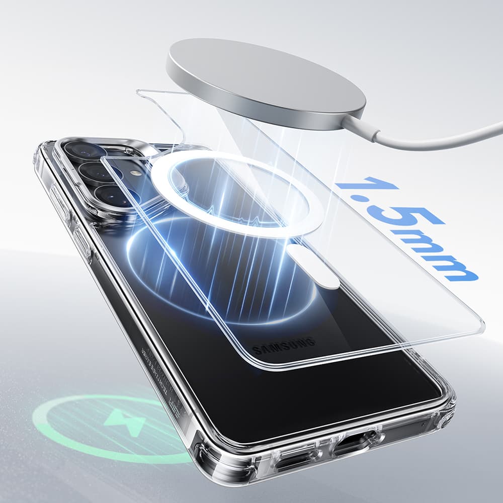 ESR - Classic Hybrid HaloLock Kickstand - Samsung Galaxy S26 Plus - Čirá - náhled 2