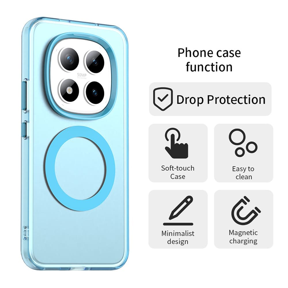 Techsuit - CandyCase MagSafe - Xiaomi Redmi Note 15 Pro+ 5G / Poco M8 Pro 5G - Modrá - náhled 2