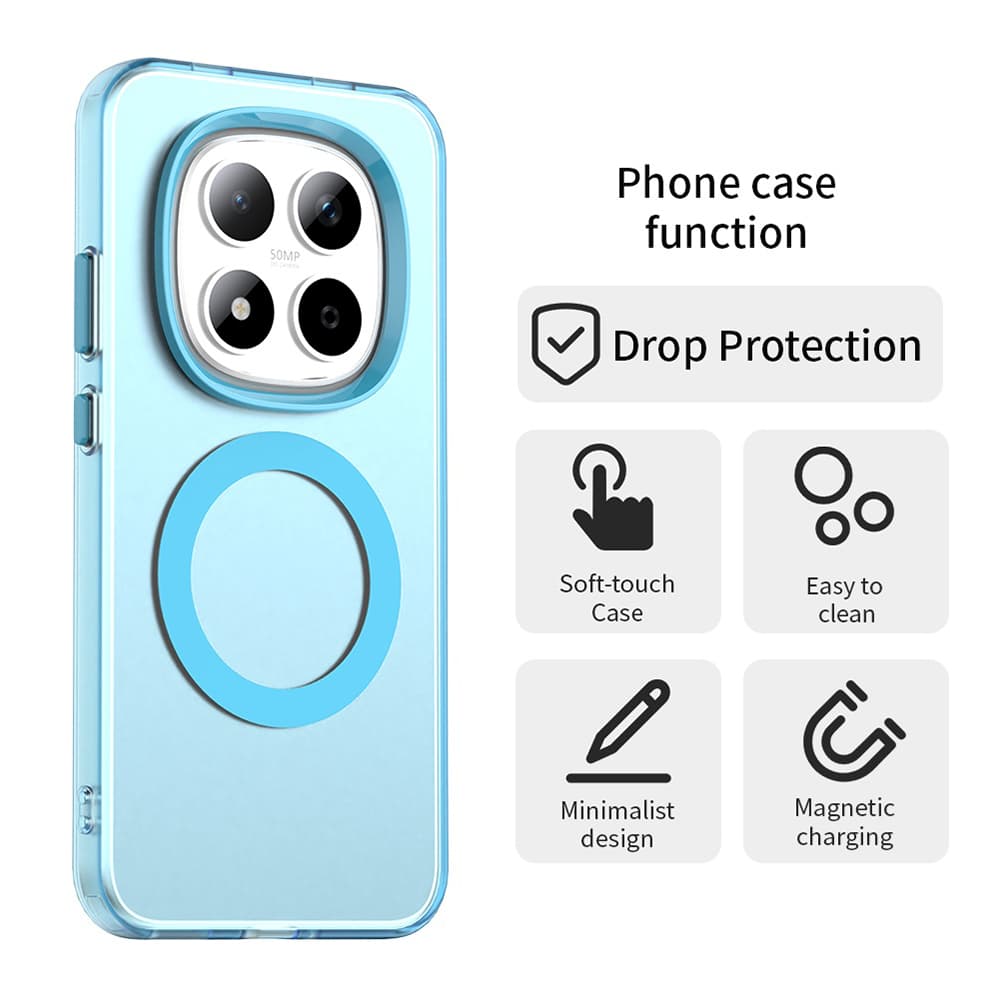 Techsuit - CandyCase MagSafe - Xiaomi Redmi Note 15 Pro 5G - Modrá - náhled 2