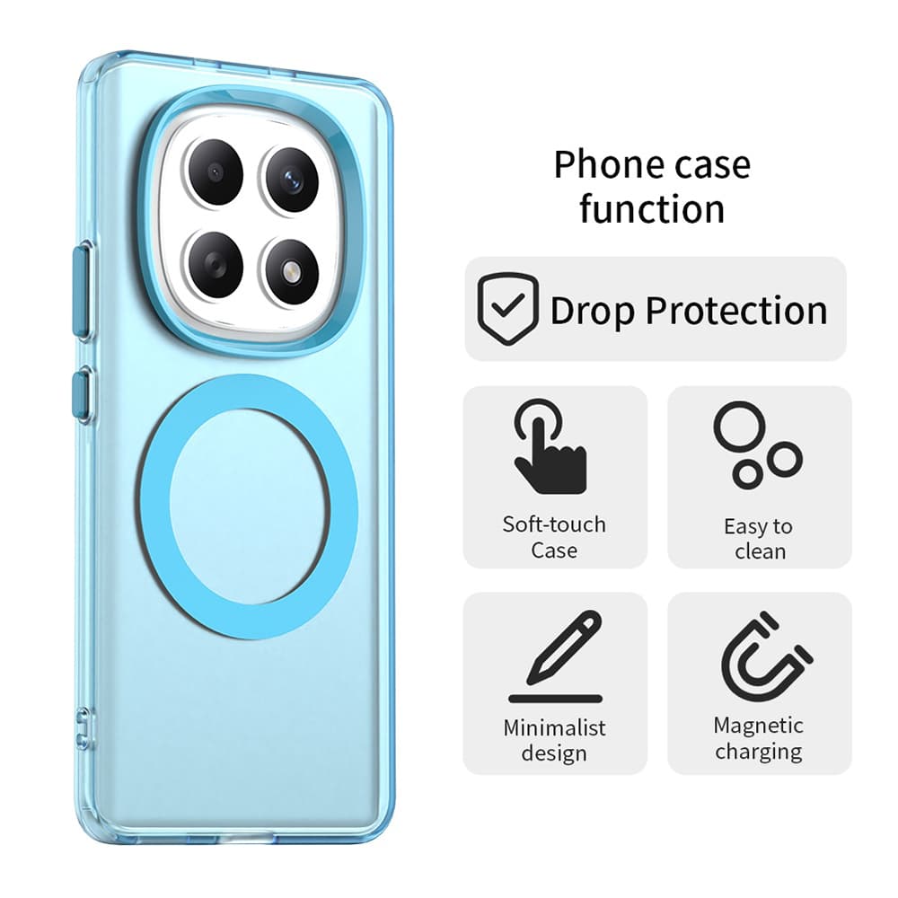 Techsuit - CandyCase MagSafe - Xiaomi Redmi Note 15 5G / Note 15 4G / Poco M8 5G - Modrá - náhled 2
