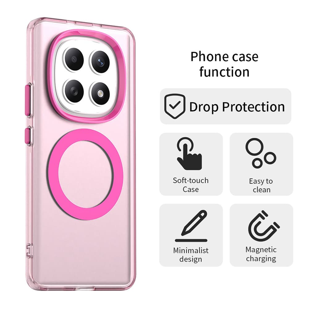 Techsuit - CandyCase MagSafe - Xiaomi Redmi Note 15 5G / Note 15 4G / Poco M8 5G - Růžová - náhled 2