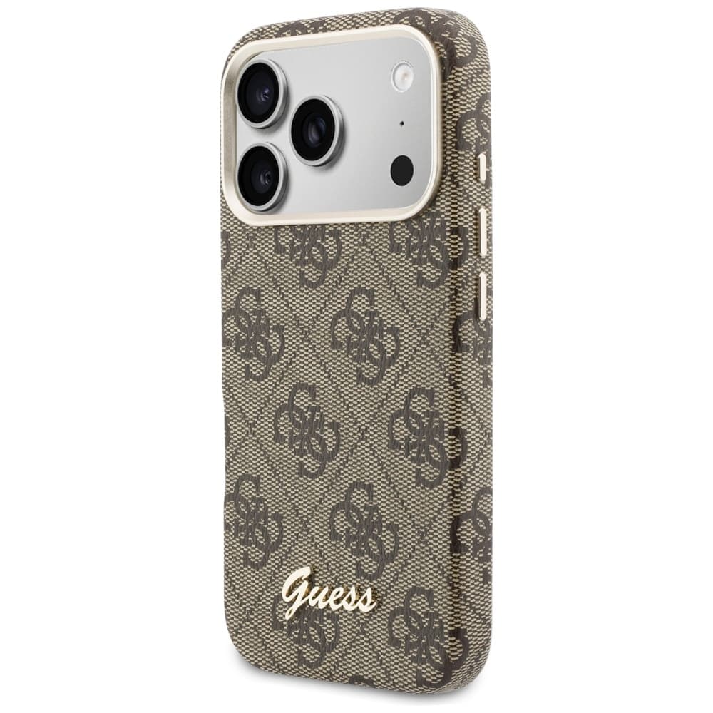 Guess - Kryt 4G Script MagSafe (GUHMP17L5P4FWMSW) - iPhone 17 Pro - Hnědá - náhled 2
