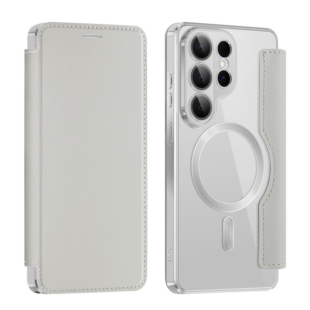 Techsuit SmartMag knížkové pouzdro pro Samsung Galaxy S26 Ultrašedá - náhled 2