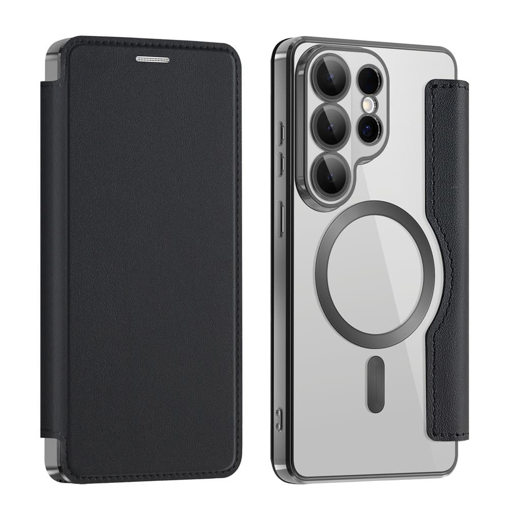 Techsuit - knížkové pouzdro SmartMag - Samsung Galaxy S26 Ultra - černá - náhled 2