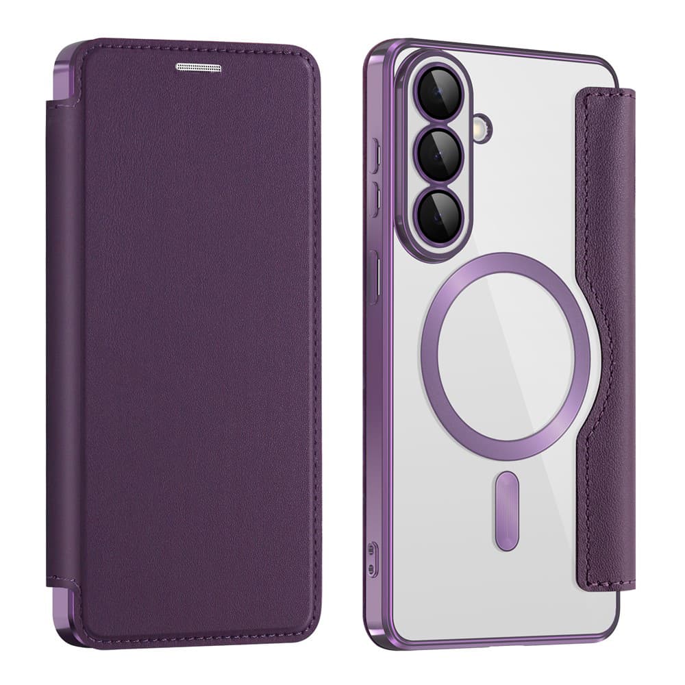 Techsuit - knížkové pouzdro SmartMag pro Samsung Galaxy S26 Plus - fialové - náhled 2