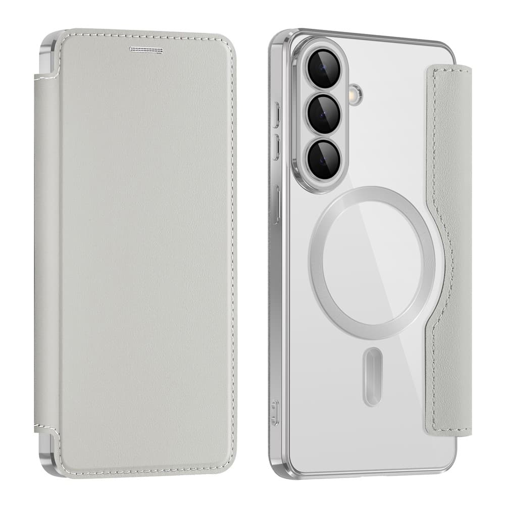 Techsuit - knížkové pouzdro SmartMag - Samsung Galaxy S26 Plus - šedé - náhled 2