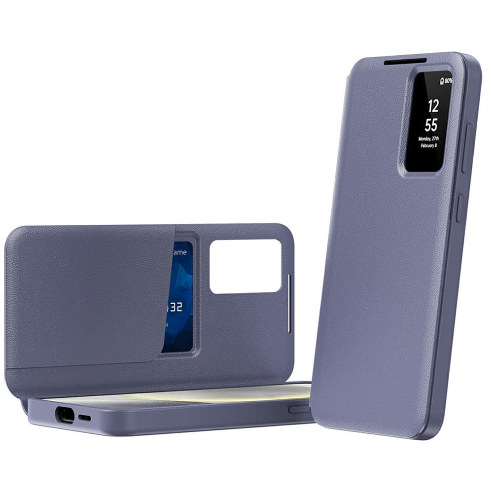 Pouzdro Techsuit SmartView Series - Samsung Galaxy A37 5G fialové - náhled 2