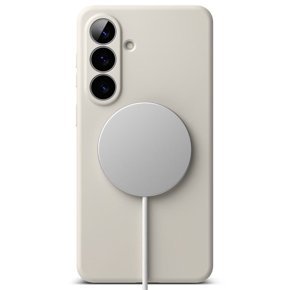 Ringke - Silicone MagSafe - Samsung Galaxy S26 Plus - Kamenná šedá - náhled 2