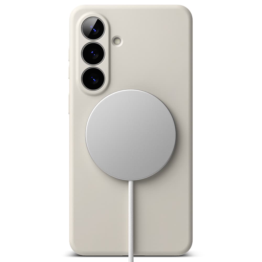 Ringke - Silicone MagSafe - Samsung Galaxy S26 - Kamenná šedá - náhled 2
