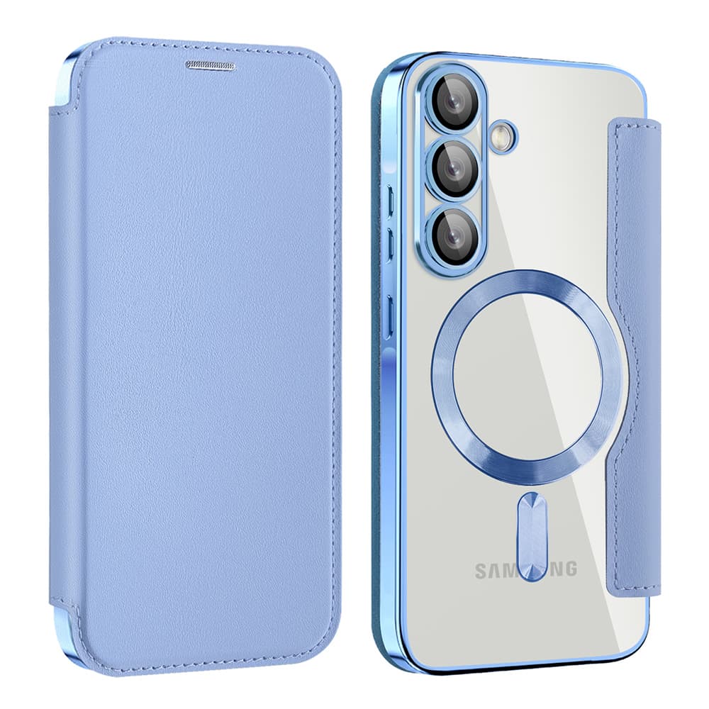 Techsuit - SmartMag knížkové pouzdro - Samsung Galaxy A57 5G - svetlomodrá - náhled 2