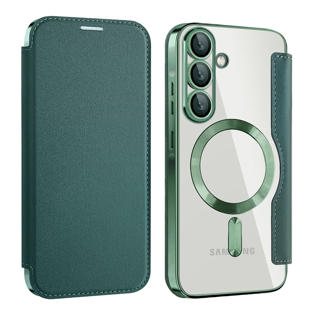 Techsuit - SmartMag Book Case - Samsung Galaxy A57 5G - zelená - náhled 2