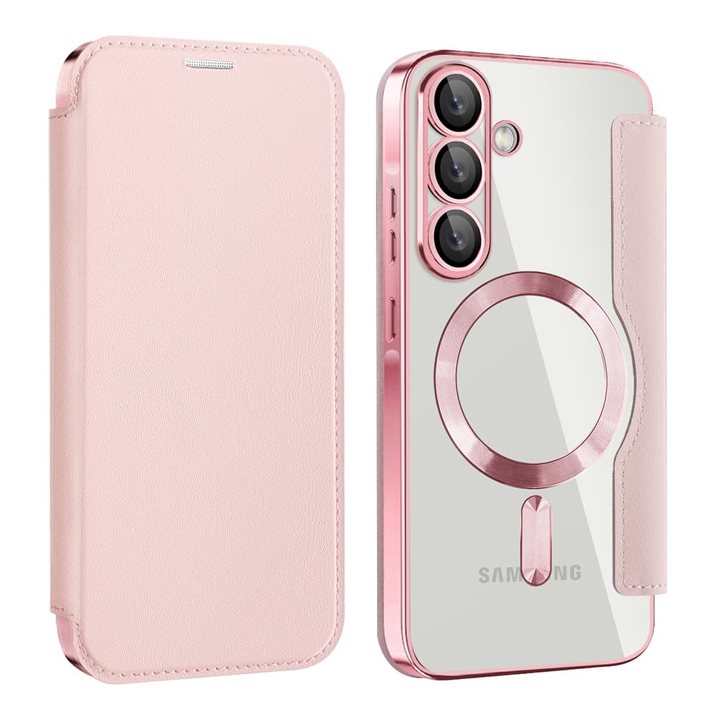 Techsuit SmartMagknížkové pouzdro pro Samsung Galaxy A57 5Grůžová - náhled 2