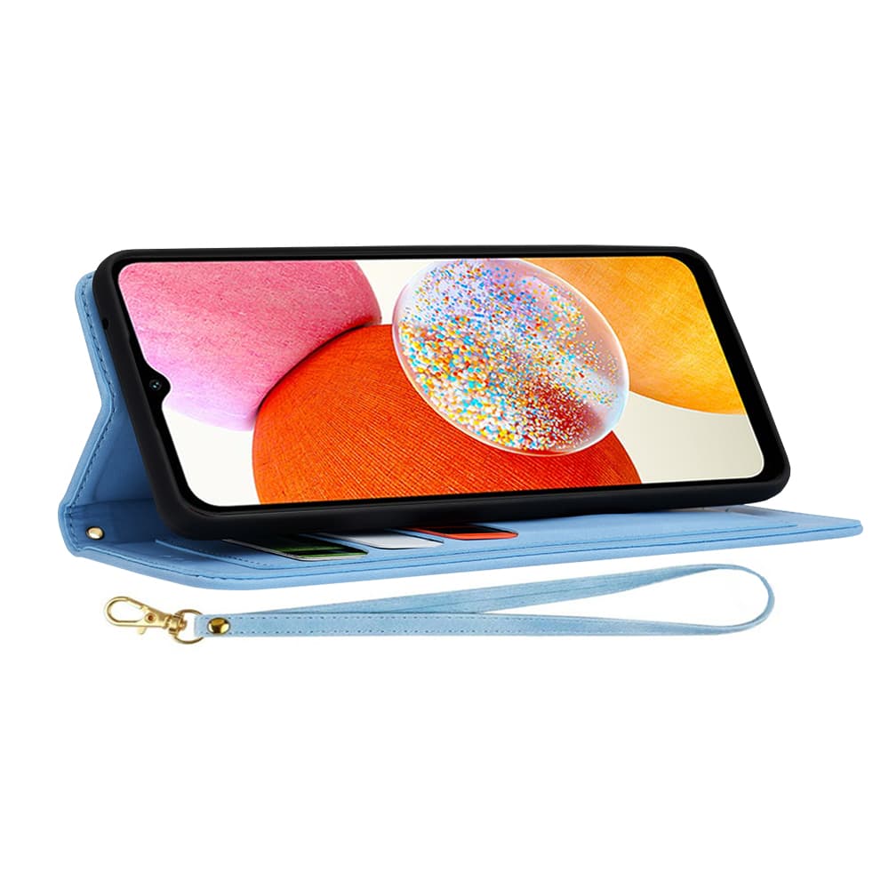 Techsuit FlipCraft Samsung Galaxy A14 4G 5G Vibrant Blue - náhled 2