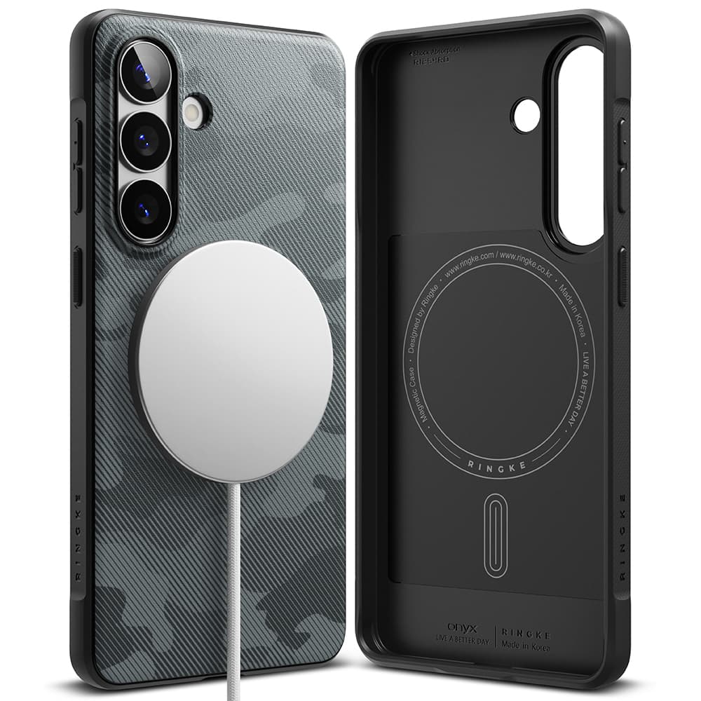 Ringke - Onyx MagSafe - Samsung Galaxy S26 - Maskáčová černá - náhled 2