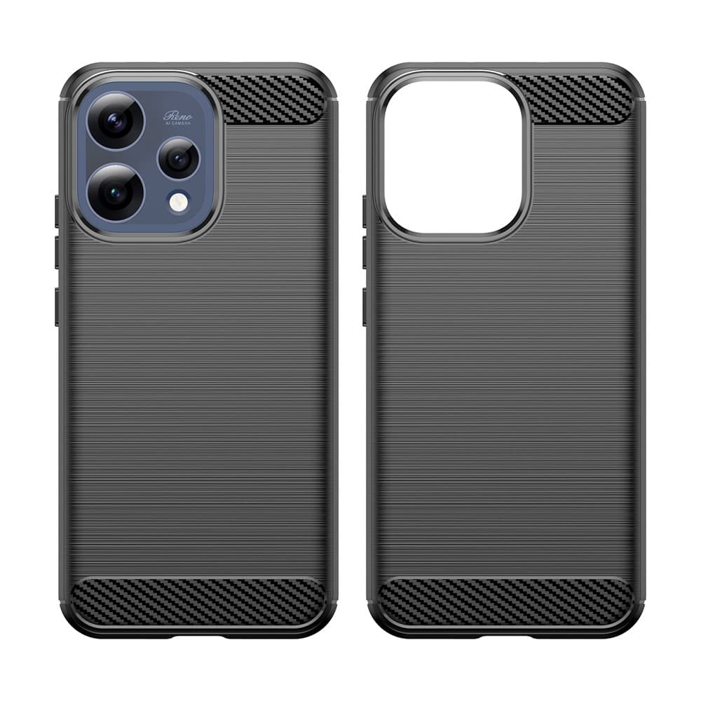 Techsuit - Carbon Silicone - Oppo Reno15 - Černá - náhled 2