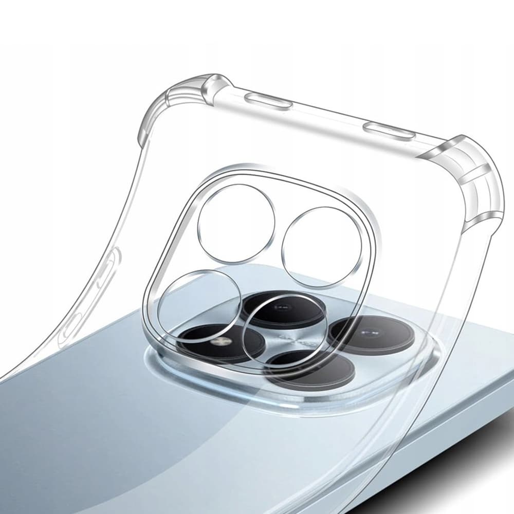 Techsuit - Shockproof Clear Silicone - Samsung Galaxy A57 5G - Čirá - náhled 2