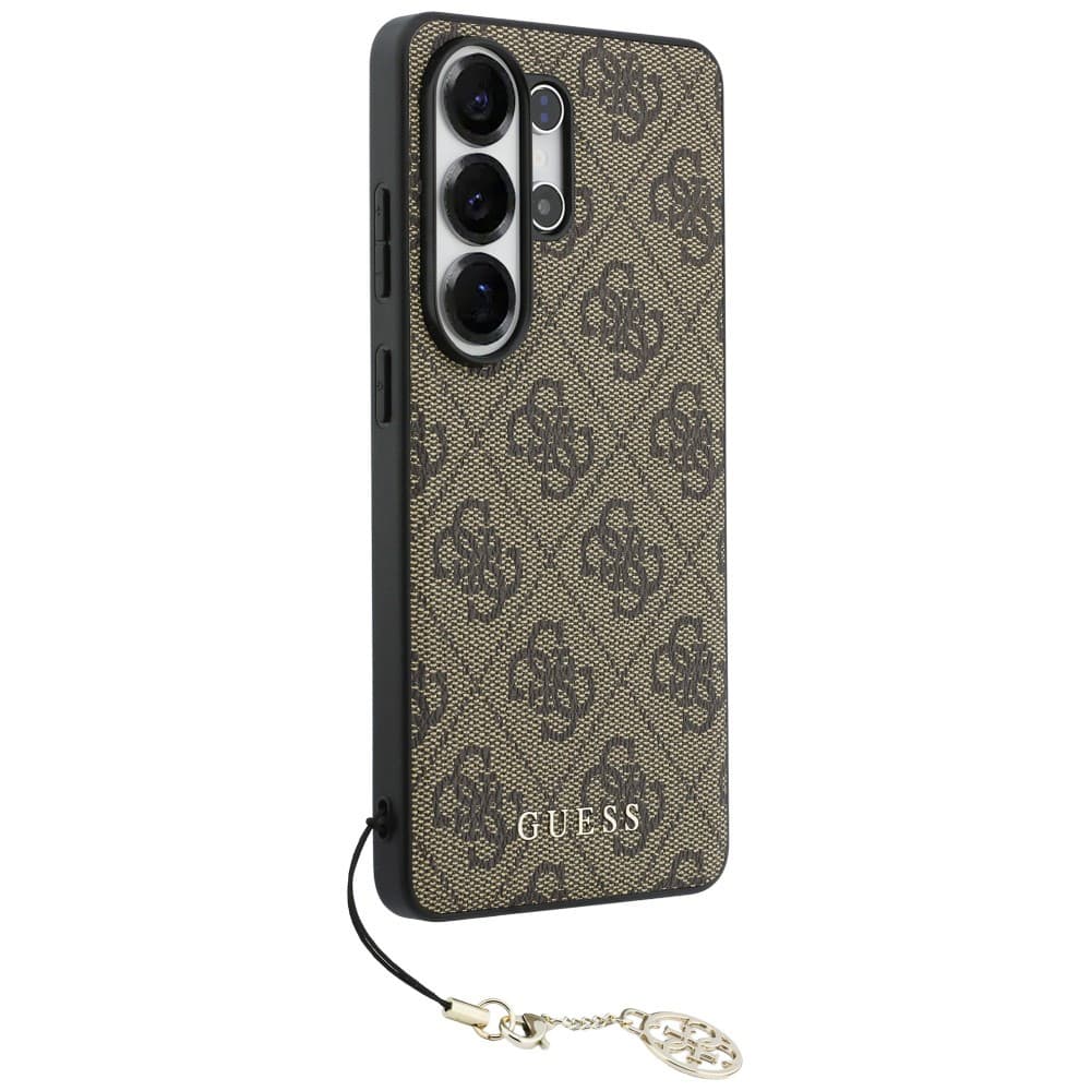 Guess - Kryt Hardcase 4G Classic Logo Charm (GUHMS26LGF4GBR) - Samsung Galaxy S26 Ultra - hnědý - náhled 2