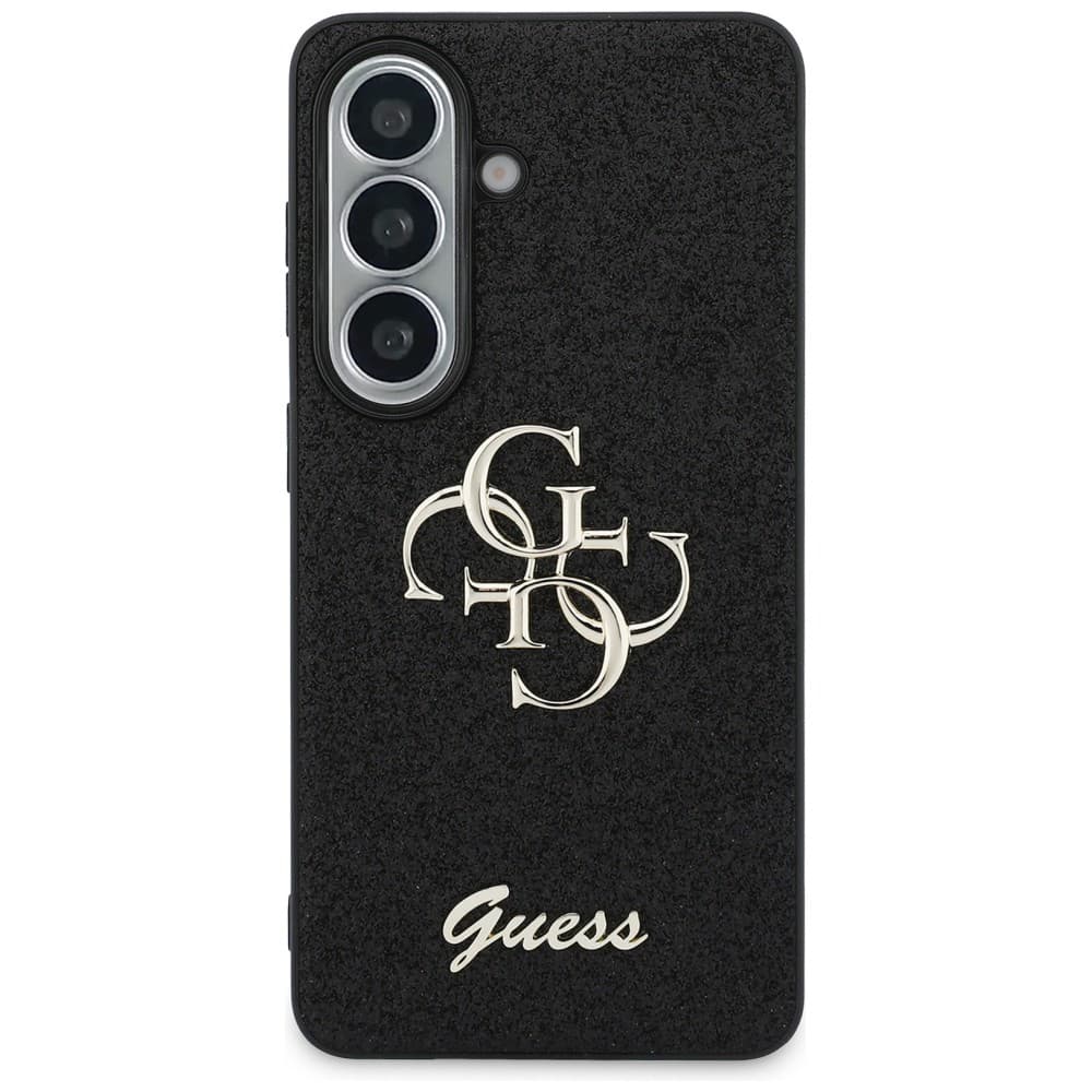 Guess - Pevný kryt Fixed Glitter Big 4G Metal Logo (GUHCS26SHG4SGK) - Samsung Galaxy S26 - Černá - náhled 2
