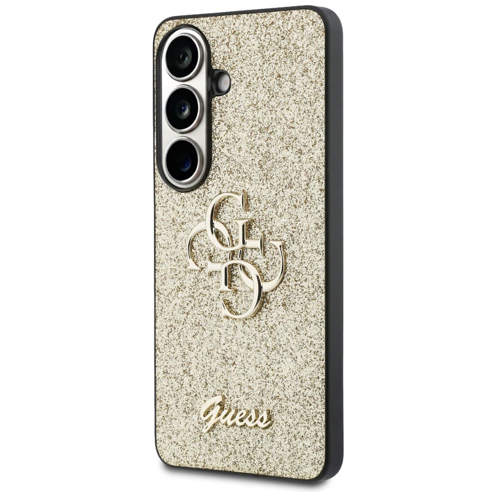 Guess - Pevný kryt Fixed Glitter Big 4G Metal Logo (GUHCS26SHG4SGD) - Samsung Galaxy S26 - Zlatá - náhled 2