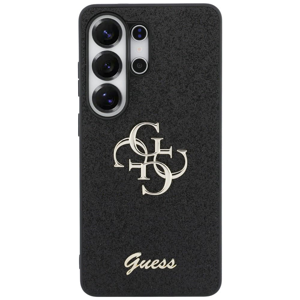 Guess - Pevný kryt Fixed Glitter Big 4G Metal Logo (GUHCS26LHG4SGK) - Samsung Galaxy S26 Ultra - Černá - náhled 2