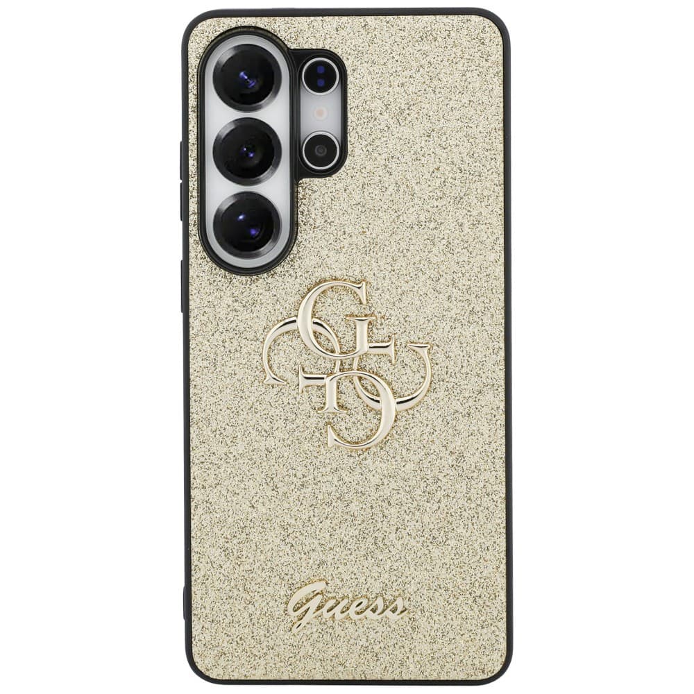 Guess - Pevný kryt Fixed Glitter Big 4G Metal Logo (GUHCS26LHG4SGD) - Samsung Galaxy S26 Ultra - Zlatá - náhled 2